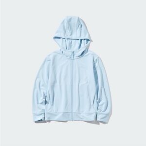 Uniqlo Kids Light Blue Zip Hoodie